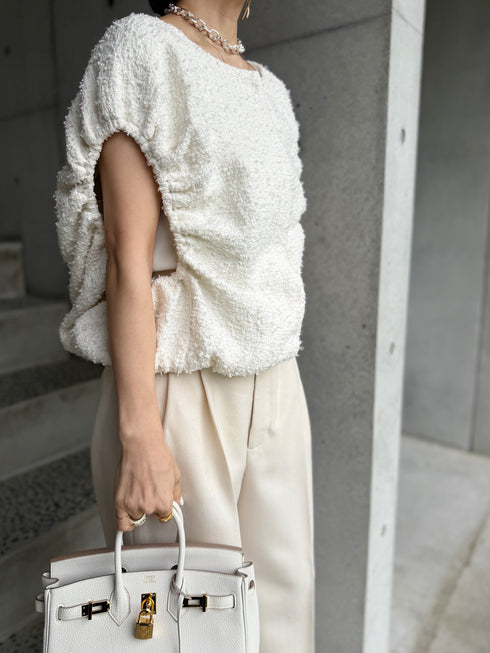 tweed ball vest